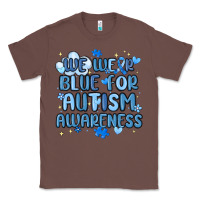 Chestnut we wear blue for autism awareness Classic Tee - MaliasSmallBusiness