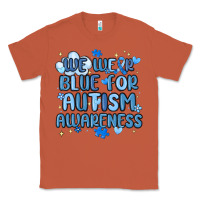 Copper we wear blue for autism awareness Classic Tee - MaliasSmallBusiness