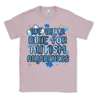 Lilac we wear blue for autism awareness Classic Tee - MaliasSmallBusiness