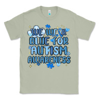 Matcha we wear blue for autism awareness Classic Tee - MaliasSmallBusiness