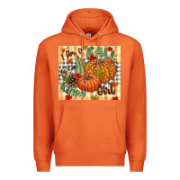 Carrot I am a Fall kinda girl pumpkin Fall Premium Hoodie - NancyCooperArtShop
