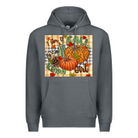 Rock I am a Fall kinda girl pumpkin Fall Premium Hoodie - NancyCooperArtShop