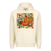Sandshell I am a Fall kinda girl pumpkin Fall Premium Hoodie - NancyCooperArtShop
