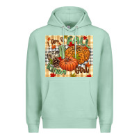 Seafoam I am a Fall kinda girl pumpkin Fall Premium Hoodie - NancyCooperArtShop