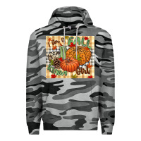 Slate Camo I am a Fall kinda girl pumpkin Fall Premium Hoodie - NancyCooperArtShop