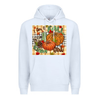 White I am a Fall kinda girl pumpkin Fall Premium Hoodie - NancyCooperArtShop