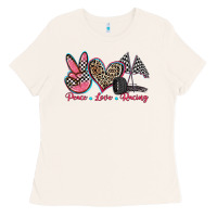 Bone peace love racing Ladies Tee - Zillion Design Studio