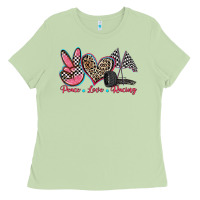 Matcha peace love racing Ladies Tee - Zillion Design Studio