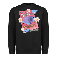 Black bookish passport Heavyweight Sweatshirt - MaliasSmallBusiness