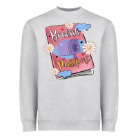 Heather Grey bookish passport Heavyweight Sweatshirt - MaliasSmallBusiness