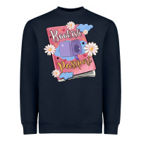 Navy bookish passport Heavyweight Sweatshirt - MaliasSmallBusiness