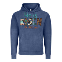 Vintage Denim he is risen Vintage Hoodie - Artiststas