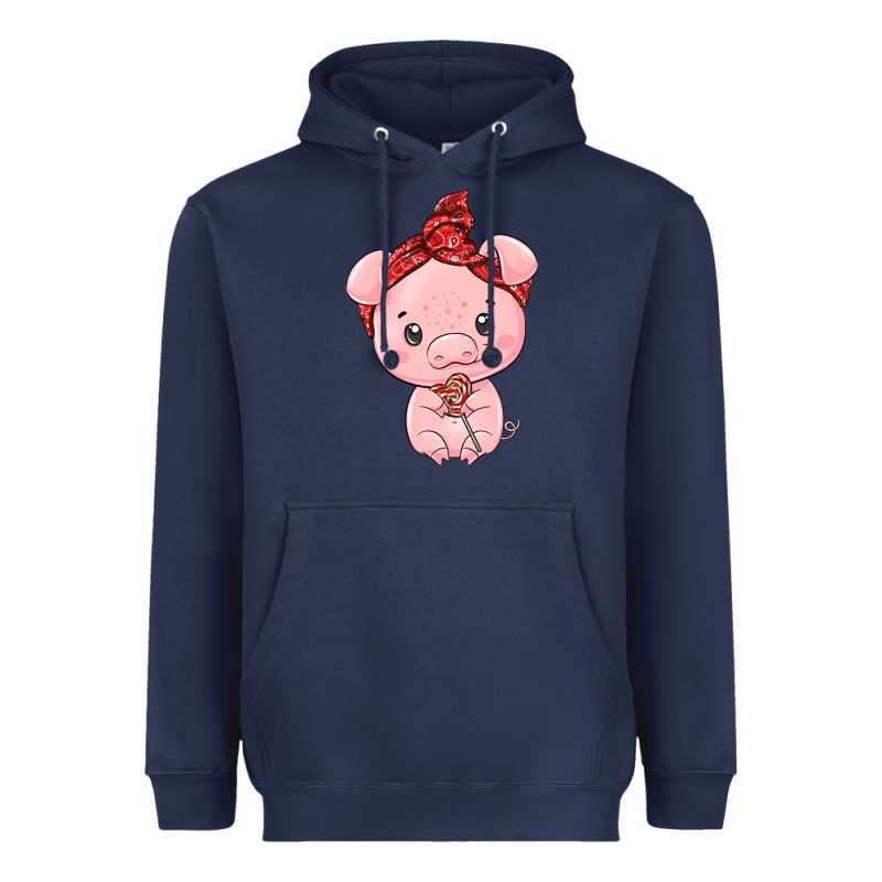 Cute Pig Heavyweight Hoodie by texasbilliewilder | Teevron