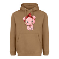 Toasted Coconut cute pig Heavyweight Hoodie - texasbilliewilder
