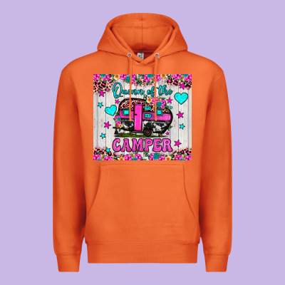 Queen Of The Camper Premium Hoodie Designed By Jahusdesignshop
