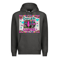 Charcoal Heather queen of the camper Premium Hoodie - JahusDesignShop