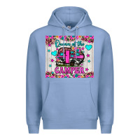 Colony Blue queen of the camper Premium Hoodie - JahusDesignShop