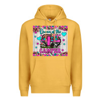 Mustard queen of the camper Premium Hoodie - JahusDesignShop