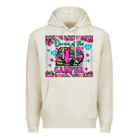 Oatmeal Heather queen of the camper Premium Hoodie - JahusDesignShop