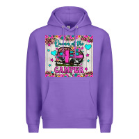 Purple queen of the camper Premium Hoodie - JahusDesignShop