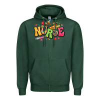Sports Green mexican spanish nurse Zipper Hoodie - LillyAllenDesigns