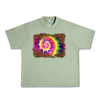 Oil Green tie die background Urban Heavy Tee - BarkalooDesign