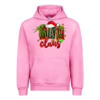 Fuchsia Pink christmas maw claus Urban Hoodie - FaDigitalArtStudio