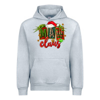 Heather Grey christmas maw claus Urban Hoodie - FaDigitalArtStudio