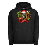 Pigment Black christmas maw claus Urban Hoodie - FaDigitalArtStudio