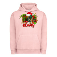 Pigment Salmon christmas maw claus Urban Hoodie - FaDigitalArtStudio