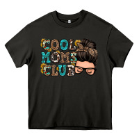 Asphalt cool moms club messy bun Heavy Core Tee - Zillion Design Studio