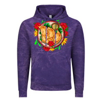 Cloud Purple empanadas plate and roses Vintage Hoodie - AdoDesignShop