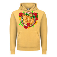 Vintage Mustard empanadas plate and roses Vintage Hoodie - AdoDesignShop