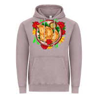 Vintage Zinc empanadas plate and roses Vintage Hoodie - AdoDesignShop