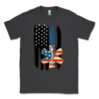 Smoke ems american flag Classic Tee - MaliasSmallBusiness