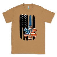 Toasted Coconut ems american flag Classic Tee - MaliasSmallBusiness