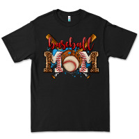 Black baseball mom Premium Tee - AdoDesignShop