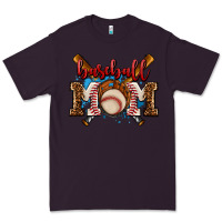 Plum baseball mom Premium Tee - AdoDesignShop