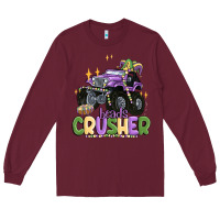 Burgundy beads crusher Long Sleeve Tee - MaliasSmallBusiness