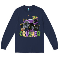 Navy beads crusher Long Sleeve Tee - MaliasSmallBusiness