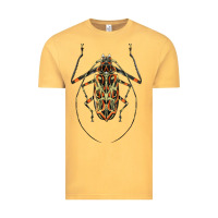 Vintage Mustard Acrocinus Beetle Illustrations Vintage Tee - LillyAllenDesigns