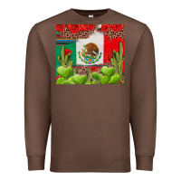 Chestnut Mexican Flag Premium Sweatshirt - texasbilliewilder