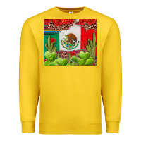 Lemon Mexican Flag Premium Sweatshirt - texasbilliewilder