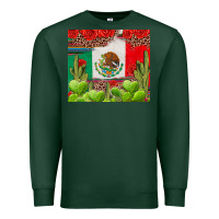 Sports Green Mexican Flag Premium Sweatshirt - texasbilliewilder