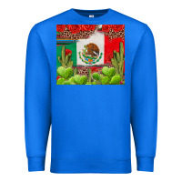 True Royal Mexican Flag Premium Sweatshirt - texasbilliewilder