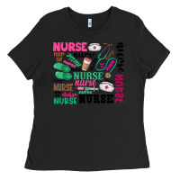 Black nurse Ladies Tee - Zillion Design Studio