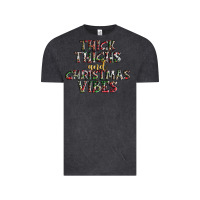Vintage Black thick thighs and Christmas vibes Vintage Tee - AdoDesignShop