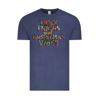 Vintage Denim thick thighs and Christmas vibes Vintage Tee - AdoDesignShop