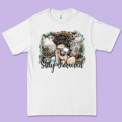 Stay Focused Premium Tee Designed By Sublimationcraftshop