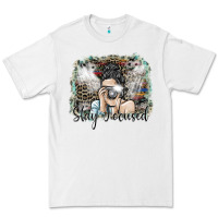 White stay focused Premium Tee - SublimationCraftShop